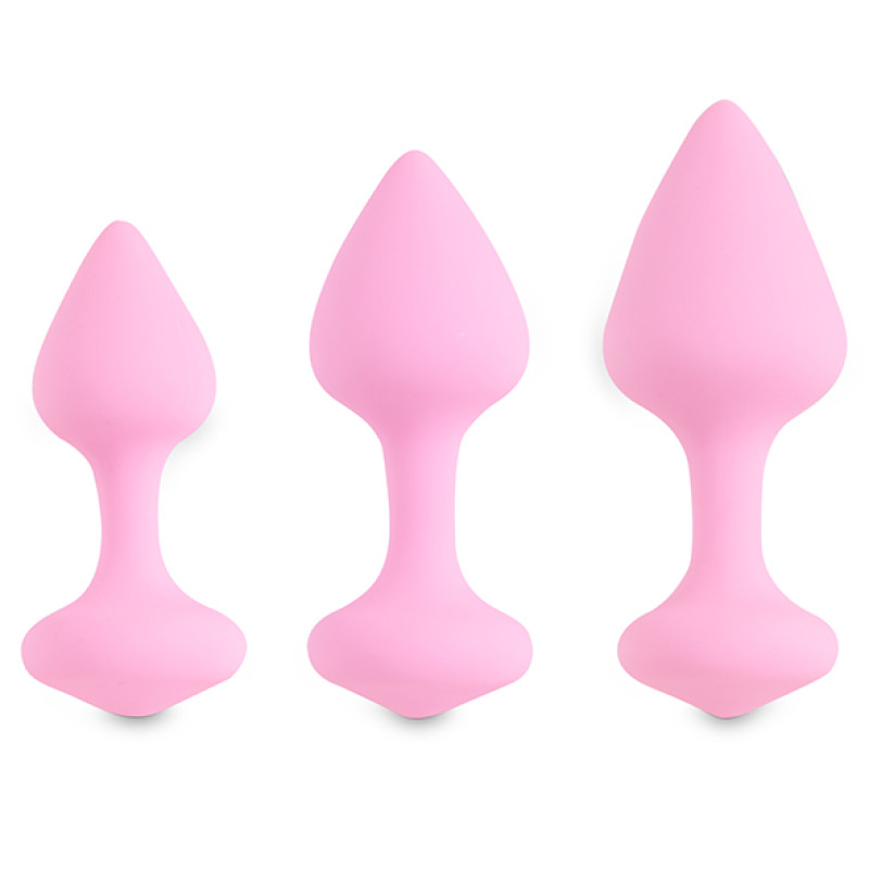 Набір силіконових анальних пробок Feelztoys Bibi Butt Plug Set