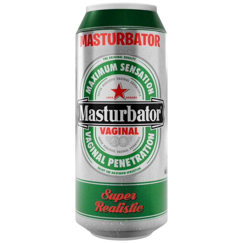 Мастурбатор – банка пива Alive Heineken Vagina II