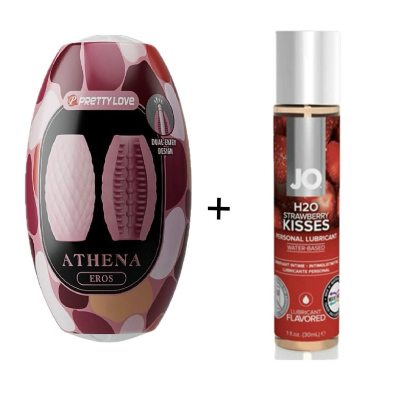 Набор мастурбатор Pretty Love Athena + лубрикант System Jo