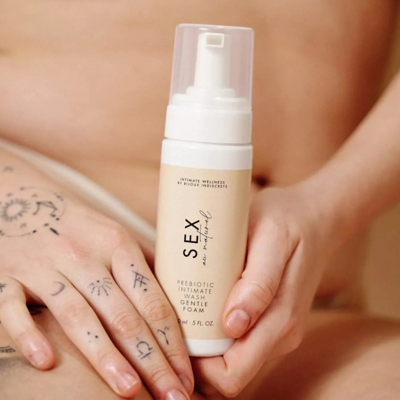 Піна для інтимної гігієни Bijoux Indiscrets Sex Au з пребіотиками, 150 мл