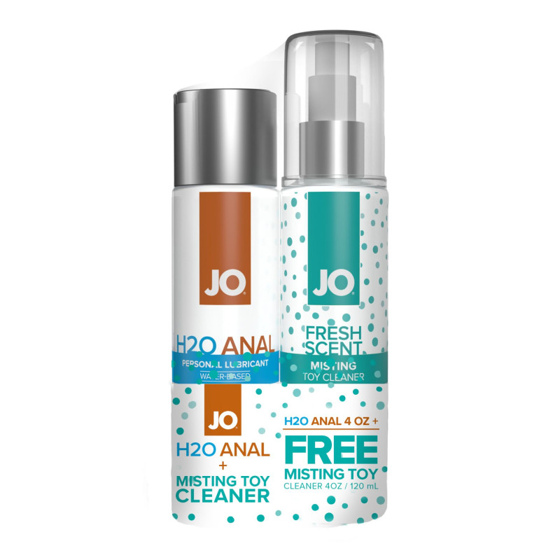 Набор гель-смазка+очиститель System JO GWP - H2O Anal Original Lubricant 120 мл + Misting Toy Cleaner