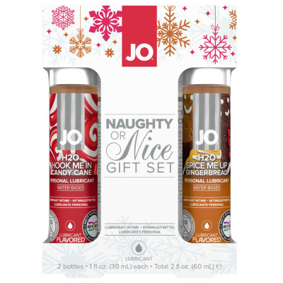 Набор съедобных лубрикантов SystemJO Naughty or Nice Gift Set