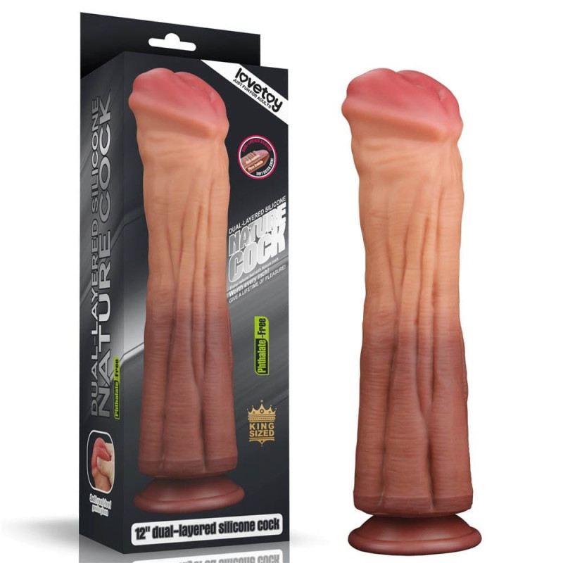 Фаллоимитатор LoveToy Platinum Silicone Cock 12