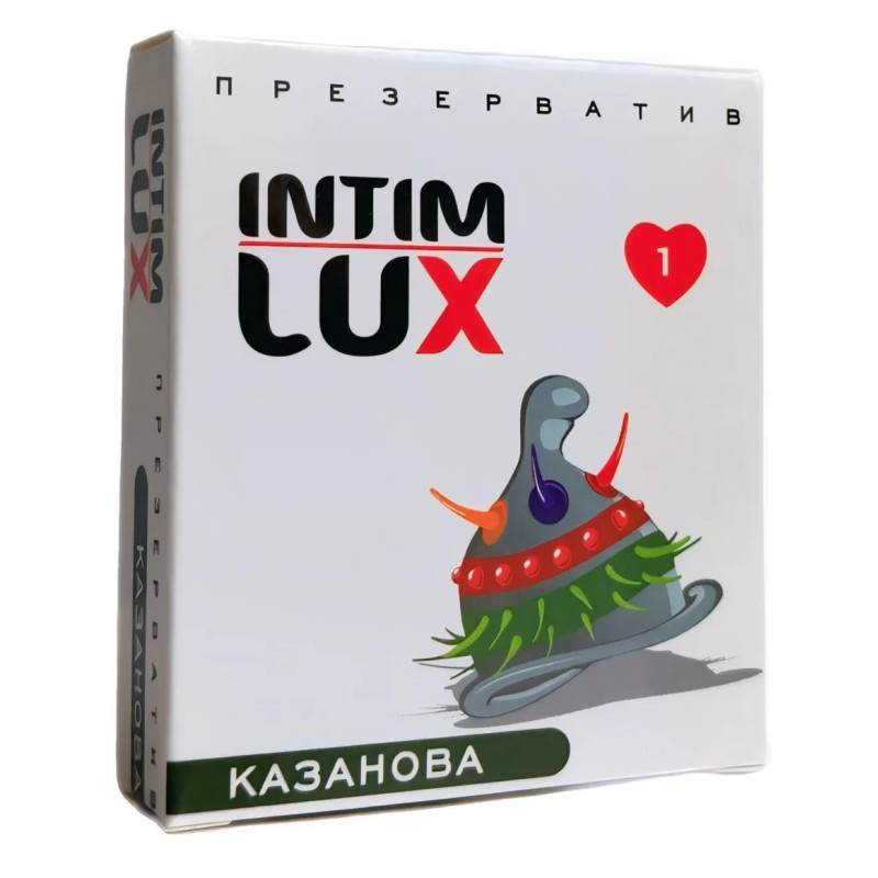 Презерватив із вусиками Intim Lux Казанова Презерватив із вусиками Intim Lux Казанова