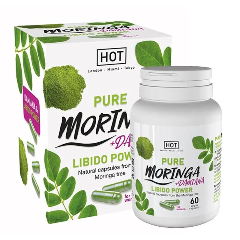 Капсулы для повышения либидо у женщин HOT Bio Moringa 60 шт