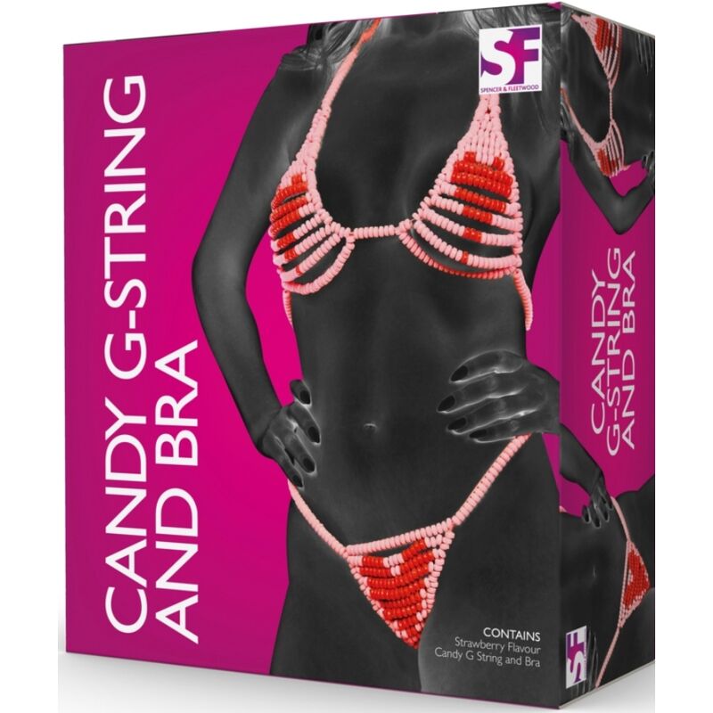 Набір їстівної білизни з цукерок SPENCER & FLEETWOOD Candy Lovers G-String and Bra Набір їстівної білизни з цукерок SPENCER & FLEETWOOD Candy Lovers G-String and Bra