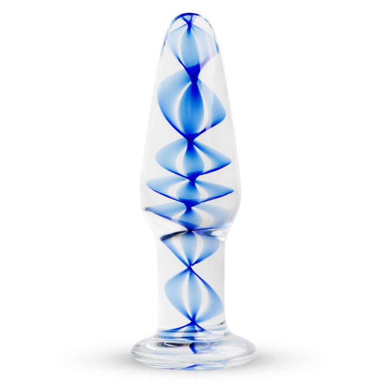 Скляна анальна пробка Gildo Glass Buttplug No.23