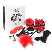 Набір БДСМ Art of Sex - Soft Touch BDSM Set (9 предметів) Набір БДСМ Art of Sex - Soft Touch BDSM Set (9 предметів)