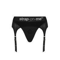 Трусы для страпона с подвязками для чулок Strap-On-Me REBEL HARNESS Трусы для страпона с подвязками для чулок Strap-On-Me REBEL HARNESS