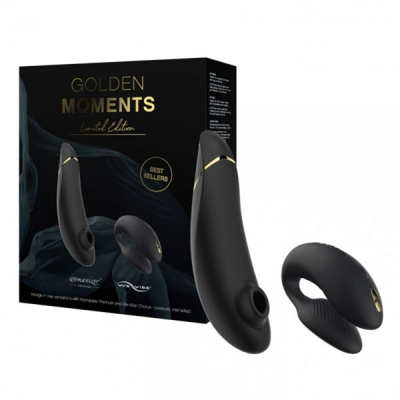 Лімітований набір Womanizer Premium + We-Vibe Chorus Golden Moments Collection