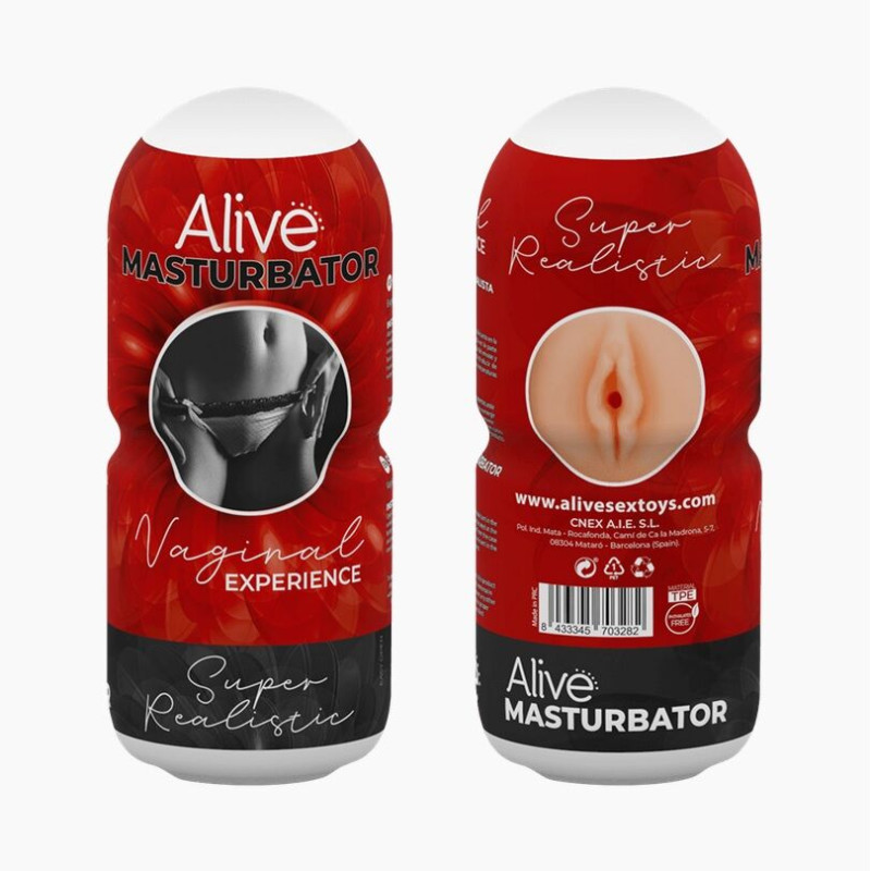 Реалистичный мастурбатор Alive Vaginal Experience RED