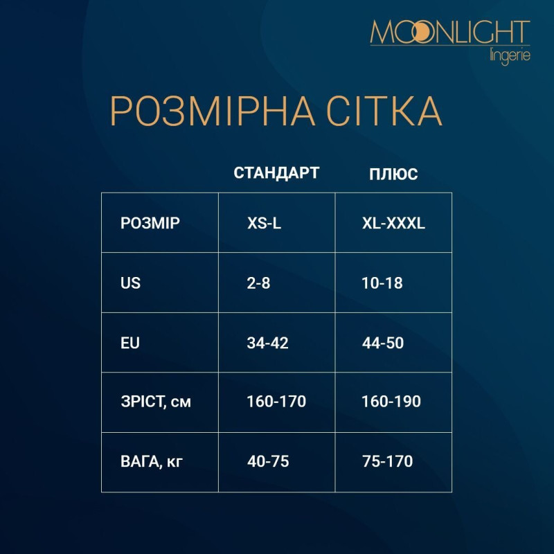 Платье-бодистокинг Moonlight Plus Model 03