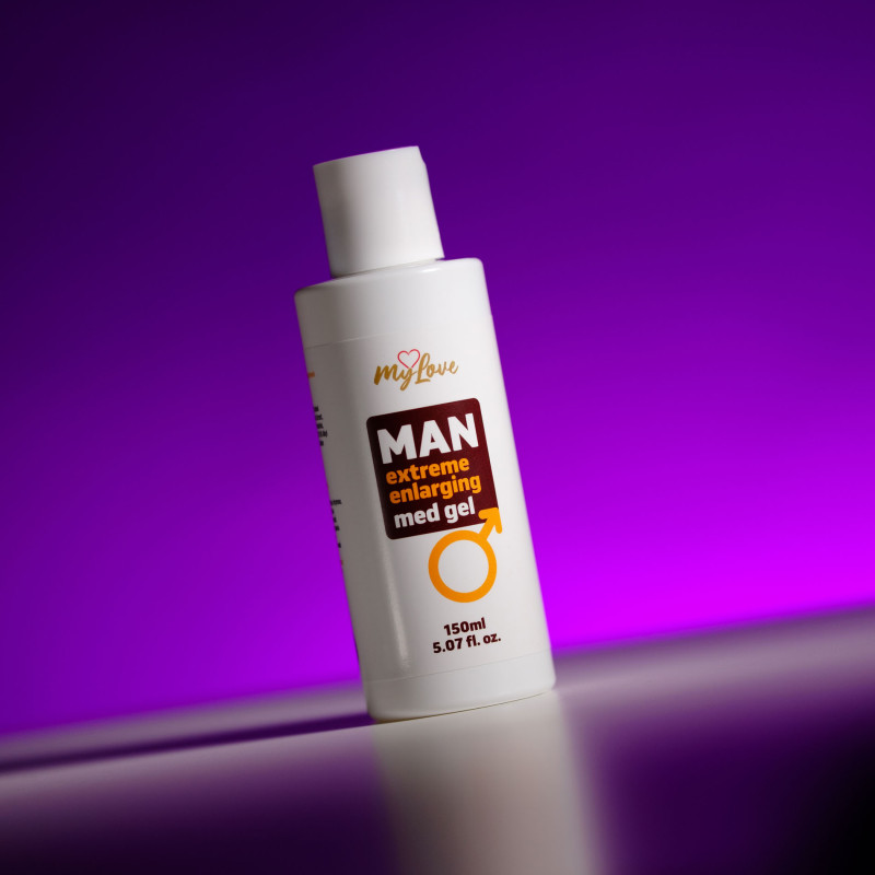 Збільшуючий гель-лубрикант для чоловіків MyLove Man Extreme Enlarging Med Gel, 150 мл Збільшуючий гель-лубрикант для чоловіків MyLove Man Extreme Enlarging Med Gel, 150 мл