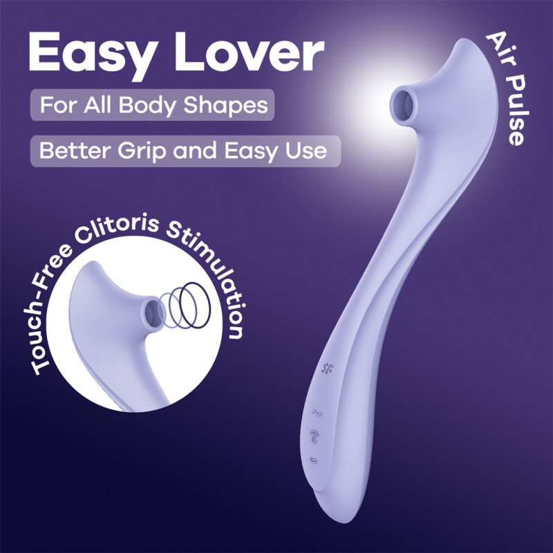 Вакуумний кліторальний стимулятор Satisfyer Easy Lover Вакуумний кліторальний стимулятор Satisfyer Easy Lover