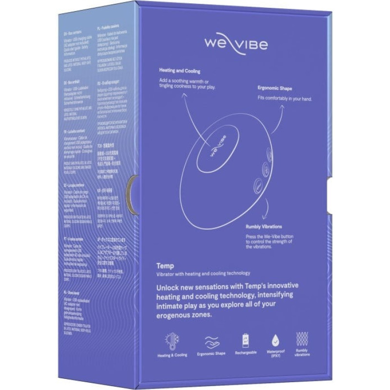 Вибратор для игр с температурой We-Vibe Temp