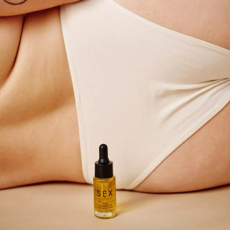 Олія для анального сексу Bijoux Indiscrets Slow Sex заспокійлива, 15 мл
