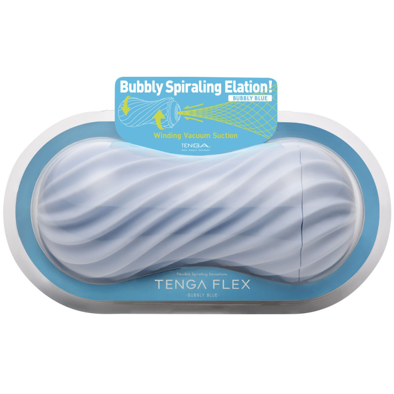 Мастурбатор Tenga FLEX Bubbly Blue Мастурбатор Tenga FLEX Bubbly Blue