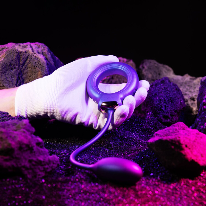 Ерекційне віброкільце з віброяйцем Hueman - Eclipse Anal Vibrator Ерекційне віброкільце з віброяйцем Hueman - Eclipse Anal Vibrator