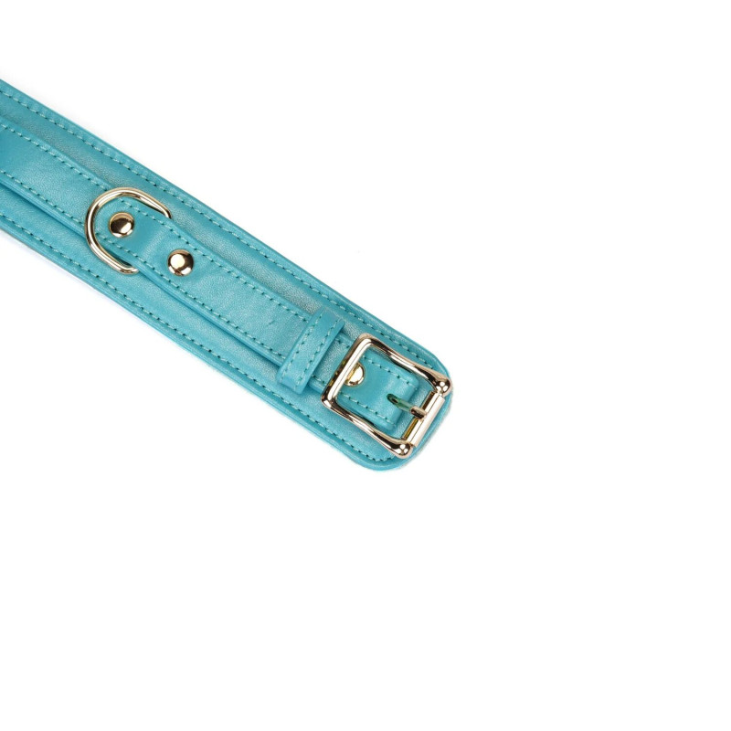 Поножі Liebe Seele Blue Lamb Leather Ankle Cuffs with Velvet Lining Поножі Liebe Seele Blue Lamb Leather Ankle Cuffs with Velvet Lining