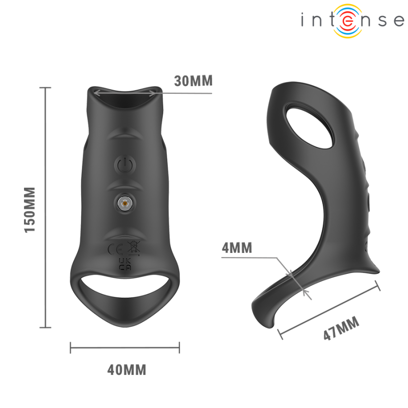 Насадка ерекційне кільце з вібрацією INTENSE JEROME Adjustable Penis Ring Насадка ерекційне кільце з вібрацією INTENSE JEROME Adjustable Penis Ring