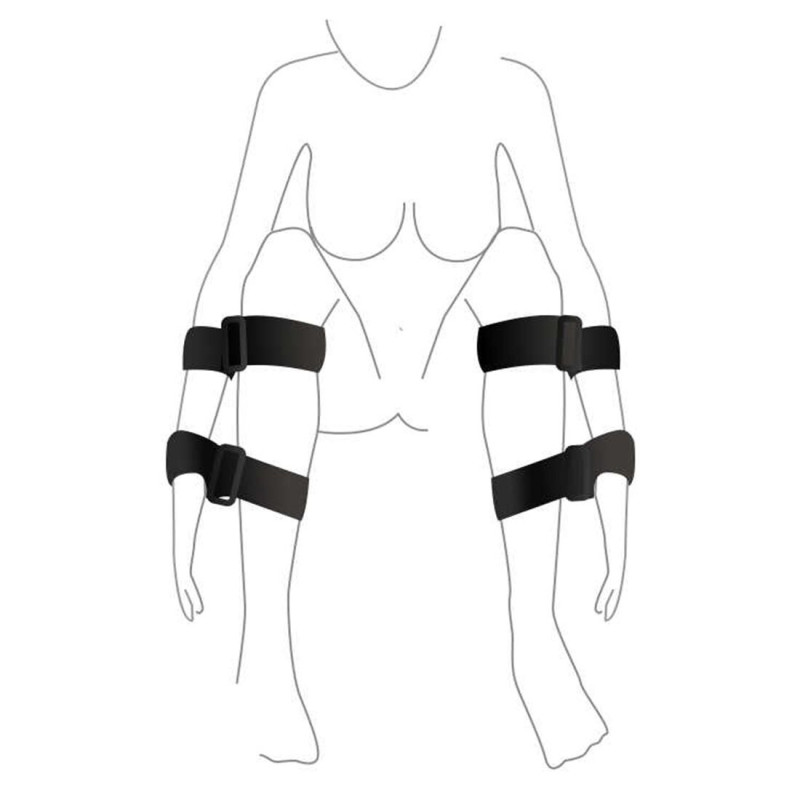 Набор для фиксации Art of Sex – BDSM Hands To Feet Simple
