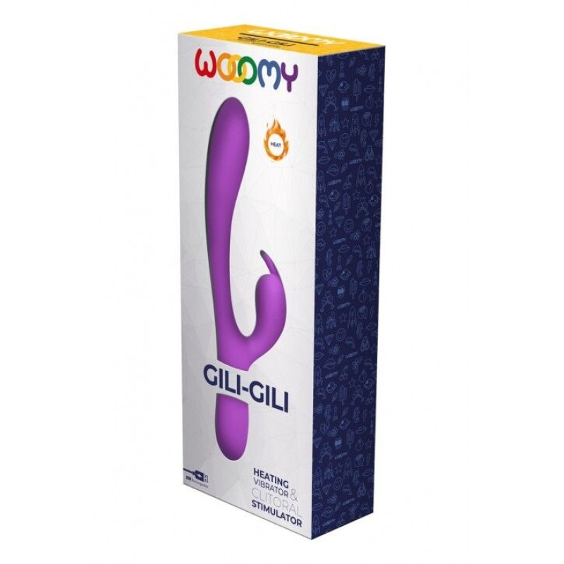Вибратор-кролик с подогревом Wooomy Gili-Gili