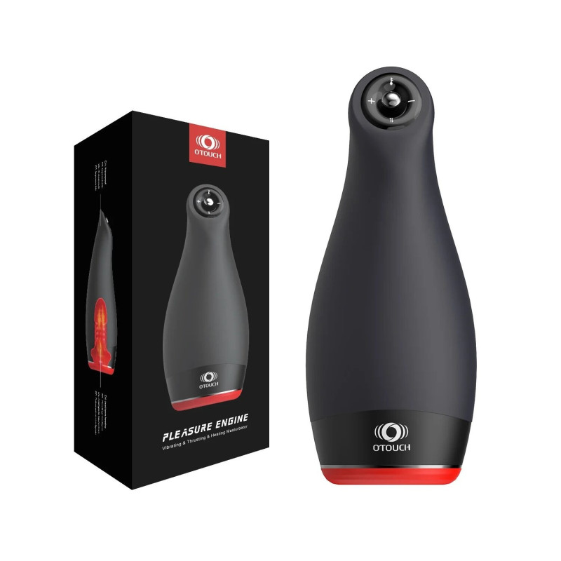 Мастурбатор Otouch Pleasure Engine, 7 вібрації, 5 фрикцій, підігрів, джойстик
