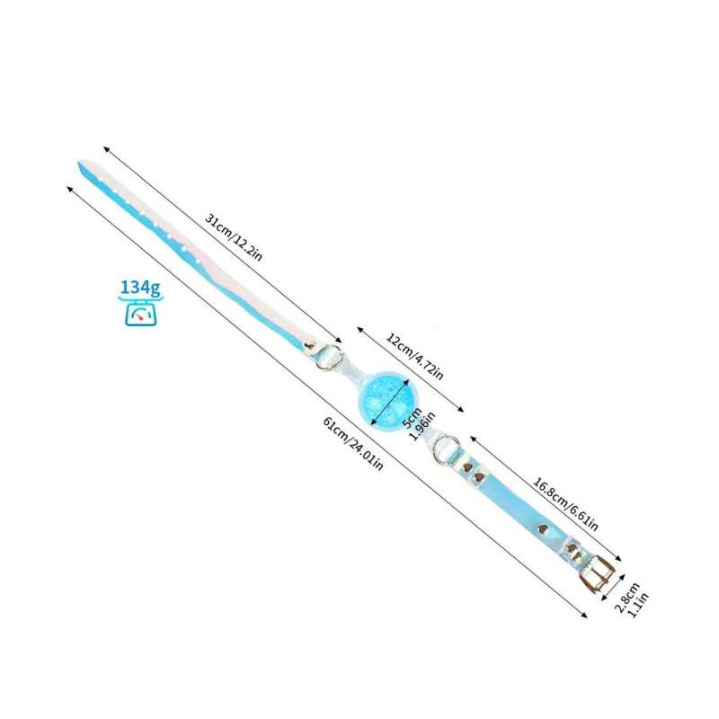 Кляп Liebe Seele Crystal Ball Gag (Large Ball)