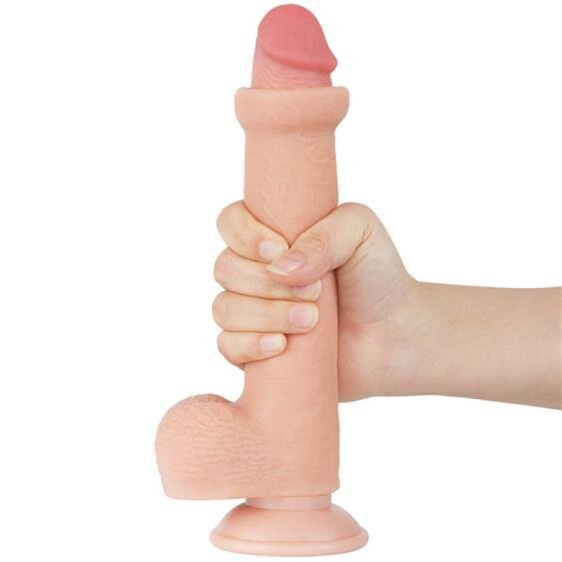 Реалістичний фалоімітатор з рухливою шкіркою LoveToy Sliding Skin 9 Реалістичний фалоімітатор з рухливою шкіркою LoveToy Sliding Skin 9