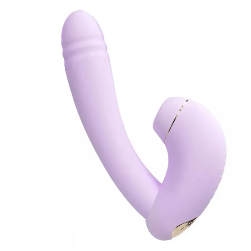 Вібратор-трансформер BeYourLover Phantom Moon з вакуумом і підігрівом, з додатком