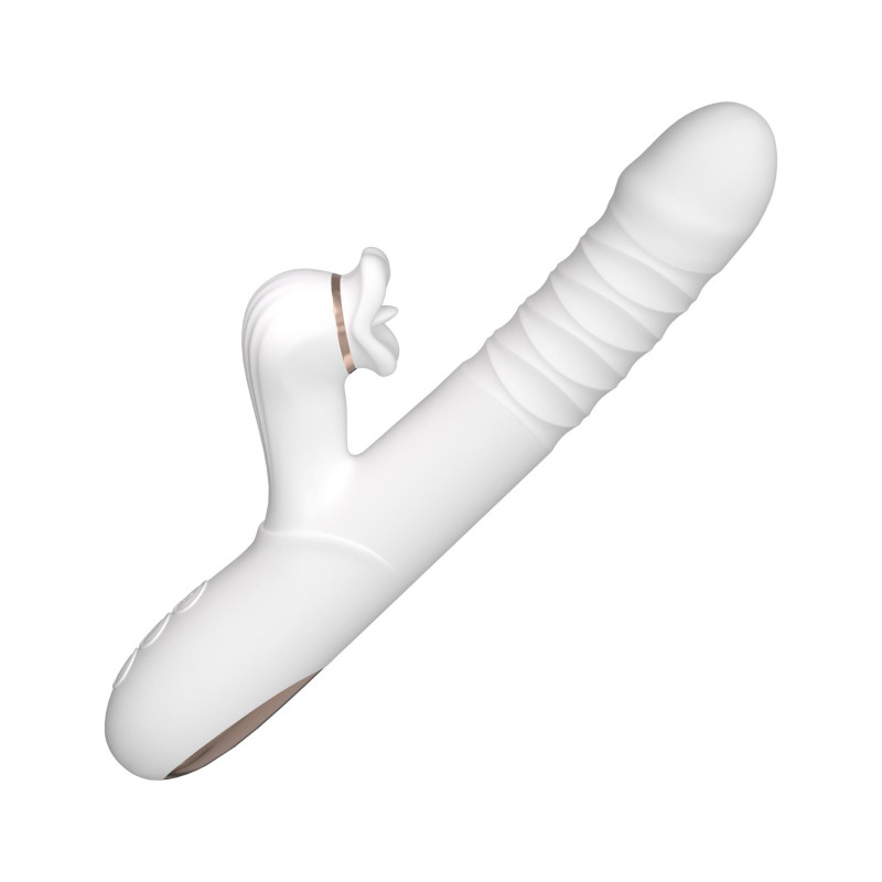 Вібратор - Dual Motion Licking Vibe White