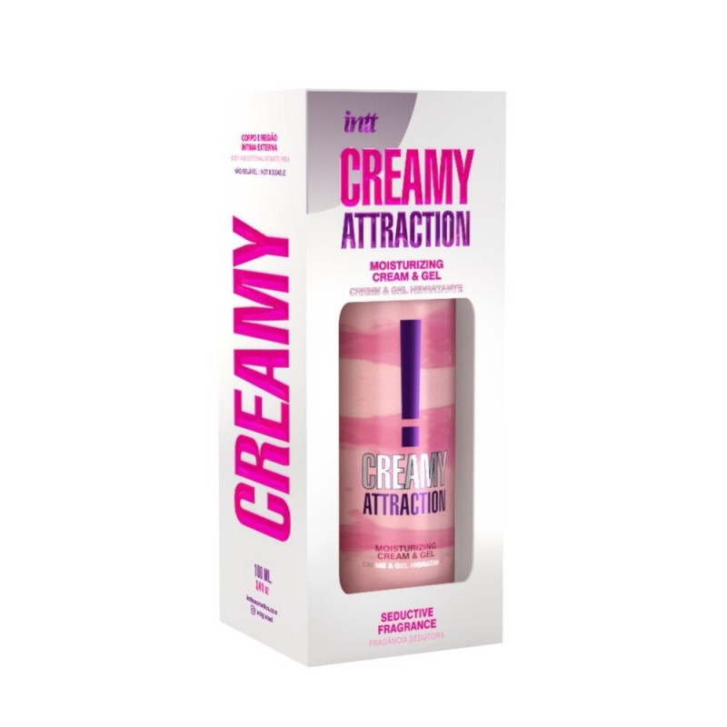 Зволожувальний крем-гель з афродизіаком 2в1 Intt Creamy Attraction Seduction