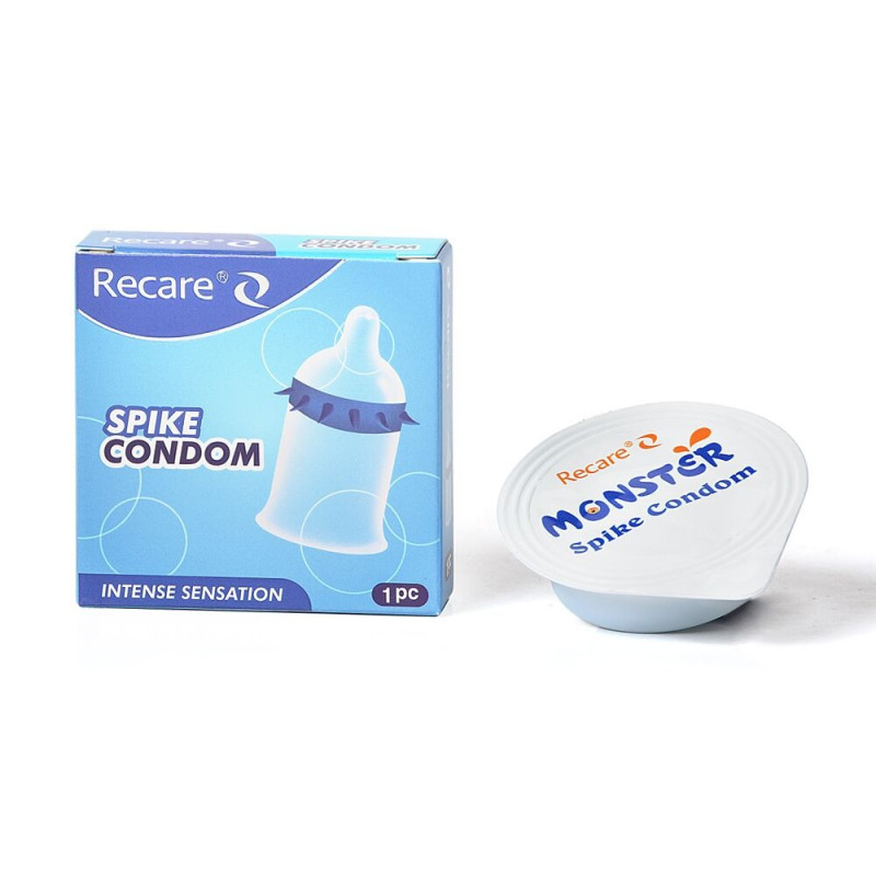 Насадка на член Recare Spike Condom Blue Насадка на член Recare Spike Condom Blue