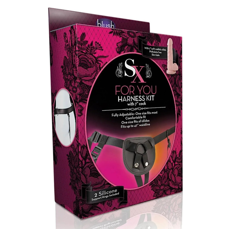 Страпон жіночий Blush Sx For You Harness Kit Страпон жіночий Blush Sx For You Harness Kit