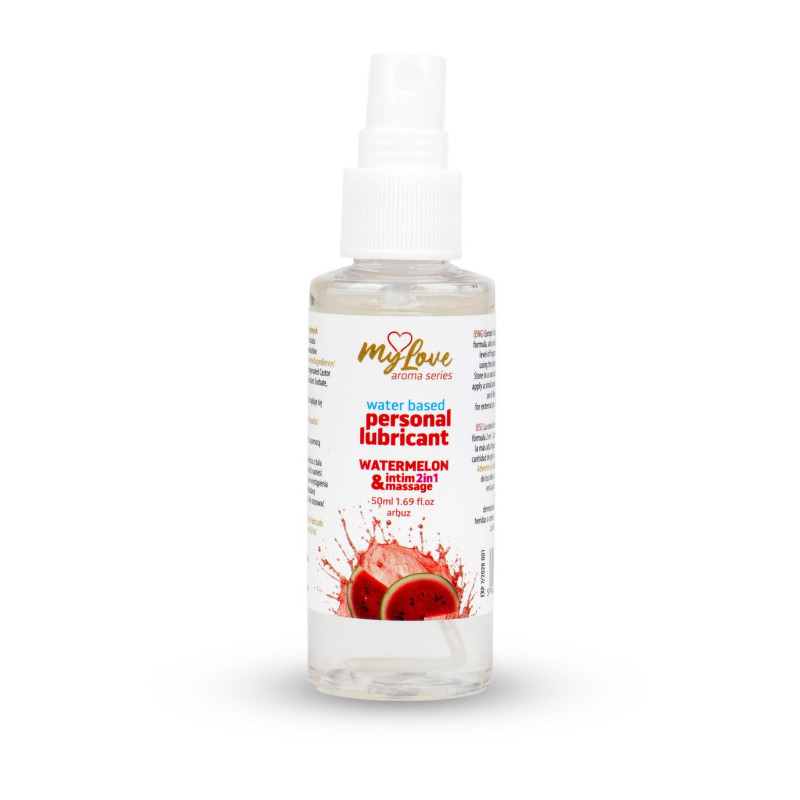 2в1 лубрикант та масажний гель MyLove Aroma Series Intim&Massage Watermelon, 50 мл