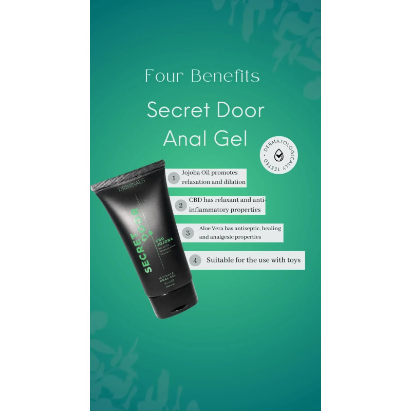 Анальный лубрикант Driminals Secret Door CBD & JOJOBA Анальный лубрикант Driminals Secret Door CBD & JOJOBA