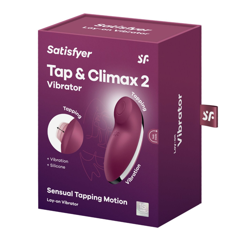 Вибратор для критора с пульсацией Satisfyer Tap & Climax 2