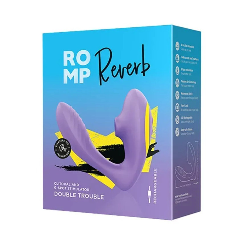 Вібратор подвійної стимуляції ROMP REVERB