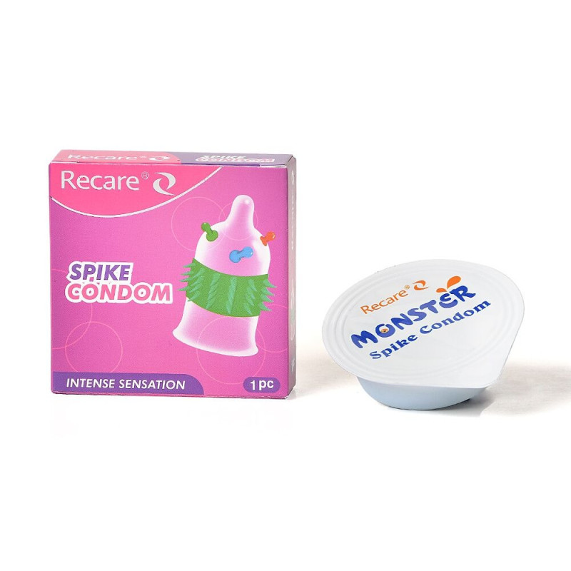 Насадка на член Recare Spike Condom Pink Насадка на член Recare Spike Condom Pink