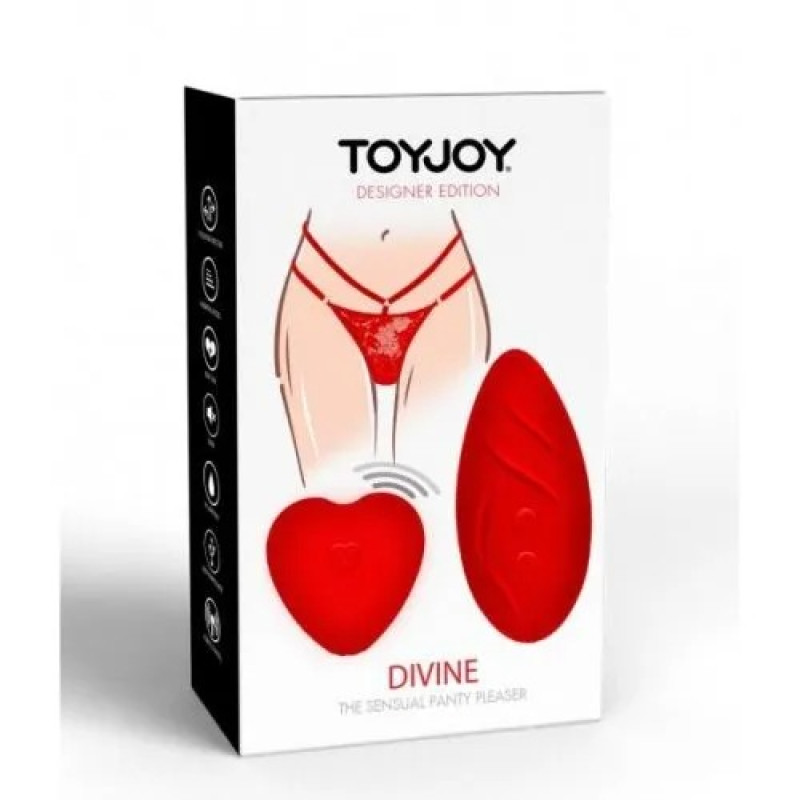 Вібратор у білизну з пультом ДУ ToyJoy Divine Panty Pleaser