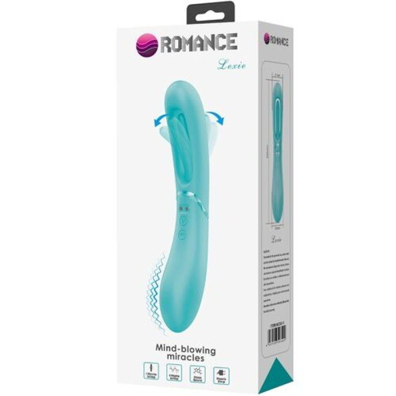Классический вибратор с язычком Lexie ROMANCE blue