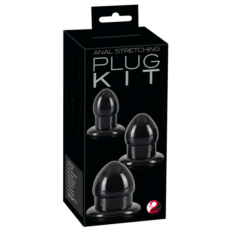 Набір анальних пробок - Anal Stretching Plug Kit Набір анальних пробок - Anal Stretching Plug Kit