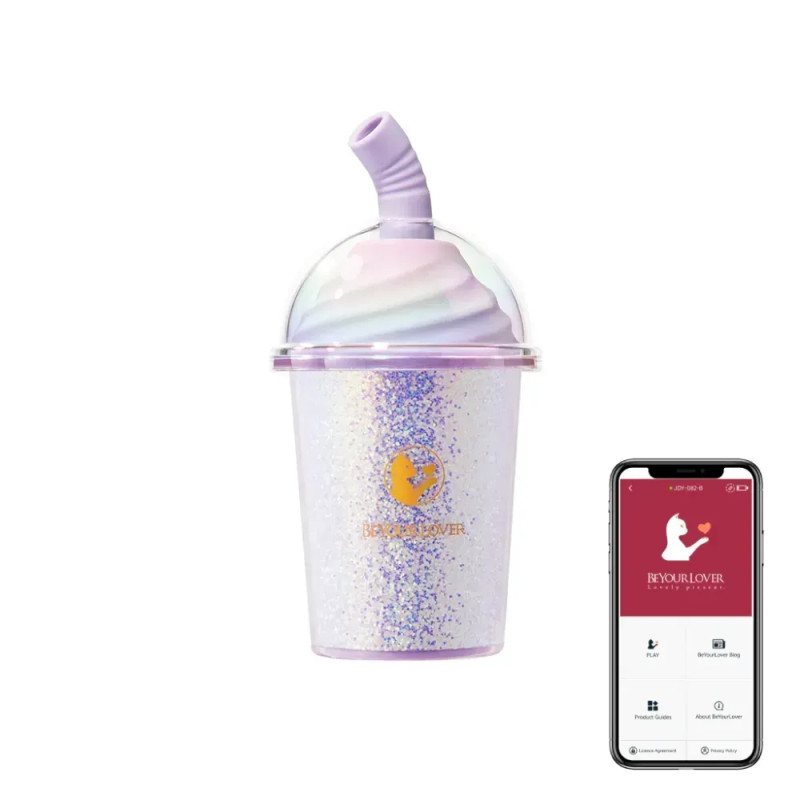 Вакуумный стимулятор в виде стаканчика с трубочкой BeYourLover Joy Cup Вакуумный стимулятор в виде стаканчика с трубочкой BeYourLover Joy Cup