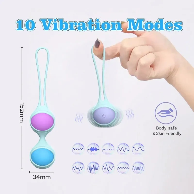 Набор разноцветных вагинальных виброшариков Every Night Toys