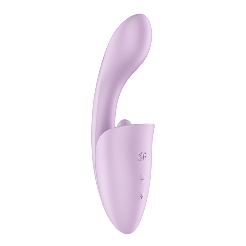Вагинально-клиторальный вибратор Satisfyer Tongue Expert с язычком Вагинально-клиторальный вибратор Satisfyer Tongue Expert с язычком