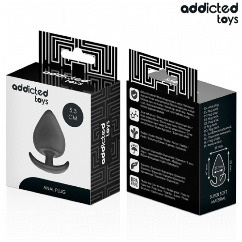 Силиконовая анальная пробка Addicted Toys
