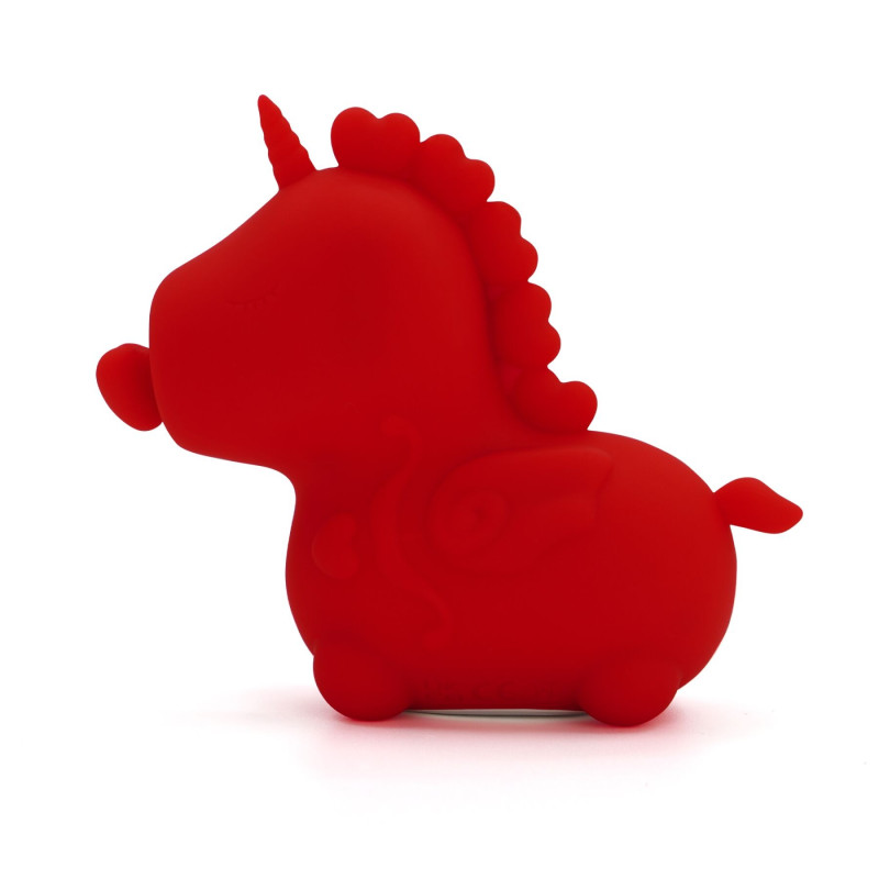 Кліторальний стимулятор з обертальними рухами Unihorn Cupid's Beau Red