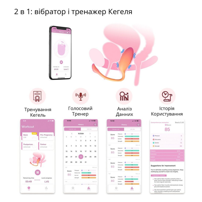 Смарт-віброяйце Magic Motion Flamingo Max