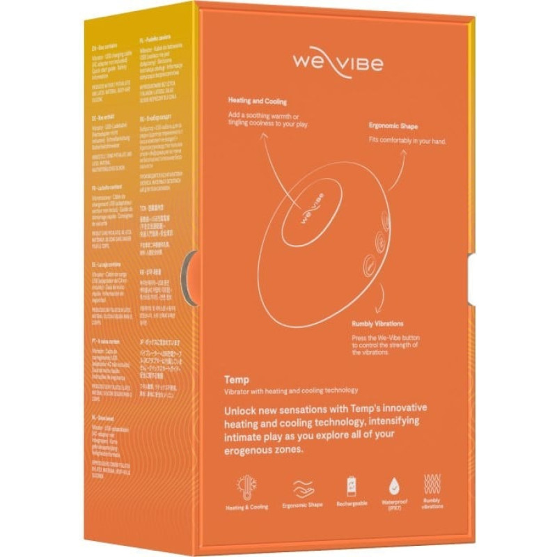 Вибратор для игр с температурой We-Vibe Temp