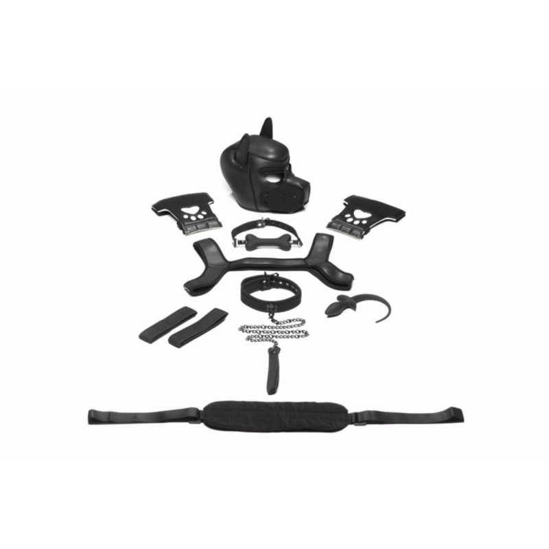 Набір BDSM цуценя Master Series Luxury Pup Arsenal Set - Black Набір BDSM цуценя Master Series Luxury Pup Arsenal Set - Black